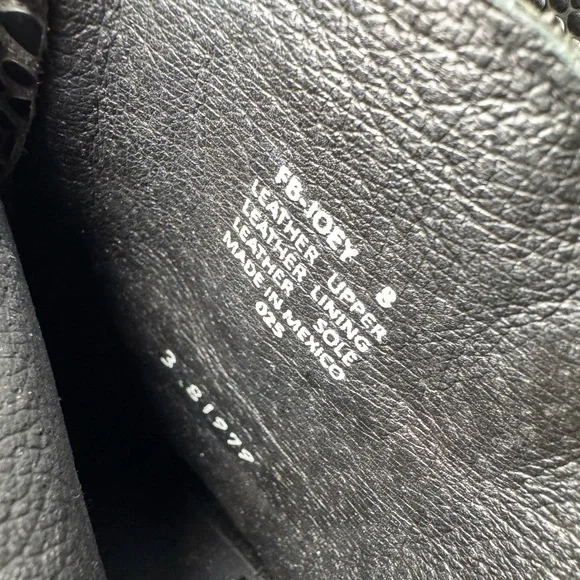 Freebird Joey Black Snakeskin Ankle Boots - Picture 6 of 8